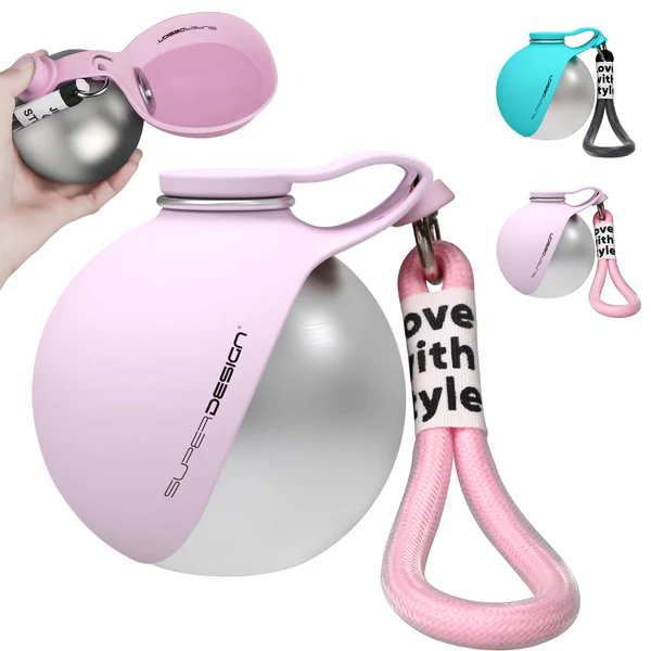 2-in-1 Portable Dog Water Bottle for Small Dogs - Leak-Proof